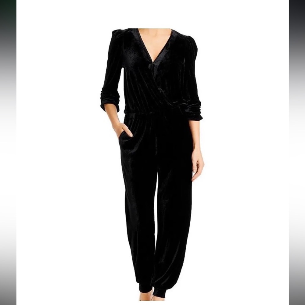 Velour generation love black jumpsuit
